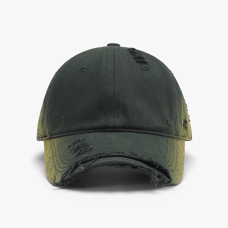 Distressed Adjustable Cotton Hat